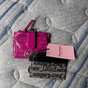 Two Juicy Couture Card Cases